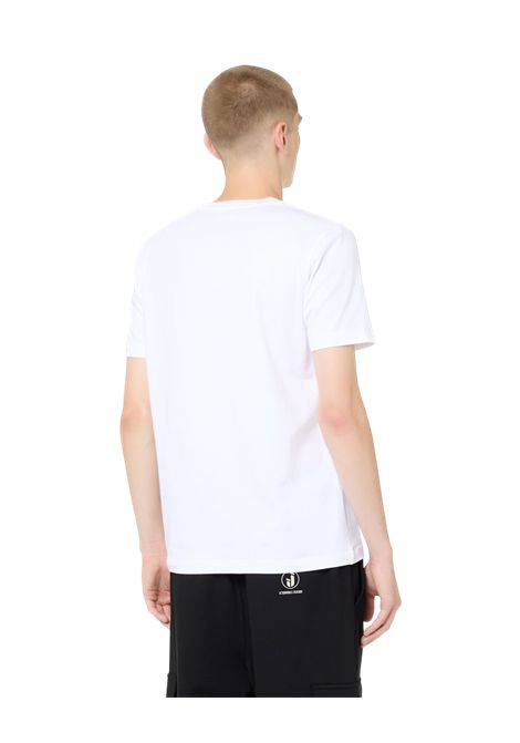 T-shirt Slim Fit in Jersey Stretch di Cotone nero con Ricamo Logo Iceberg IJ ICEBERG JEANS | Maglie | F021P4101101